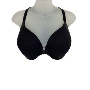 Victoria's Secret 38DDD Body By Victoria Front Close Perfect Coverage Bra Black